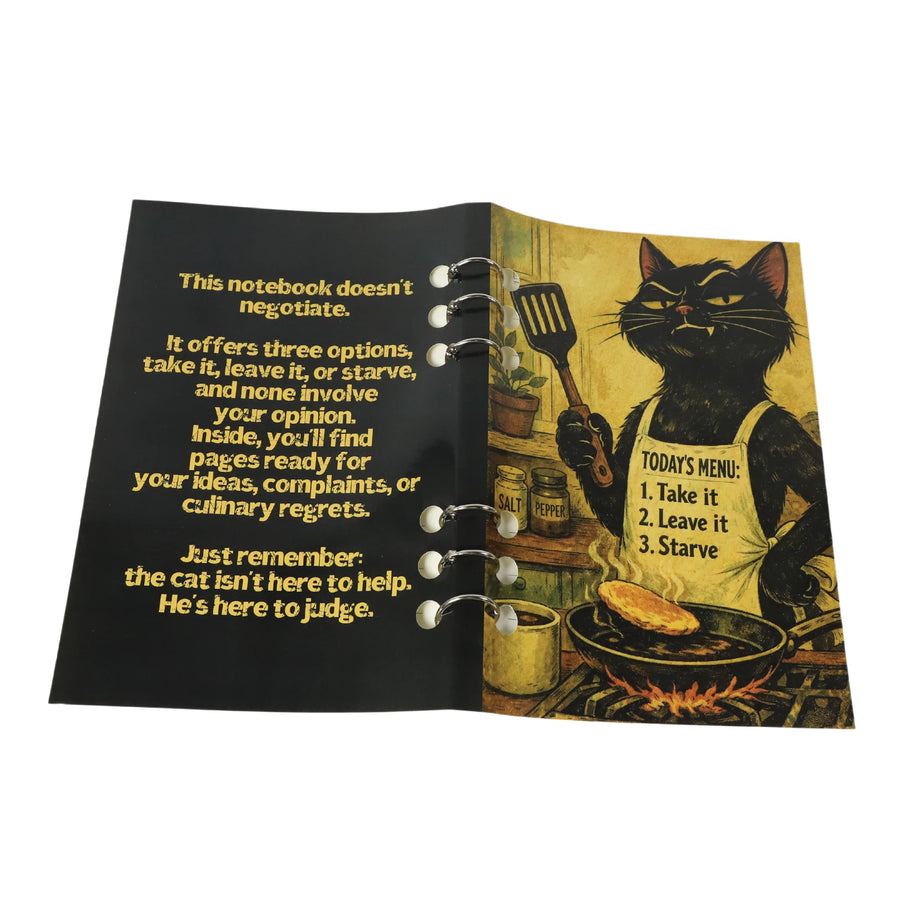 Take It, Leave It, or Starve notebook detail