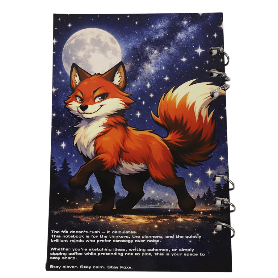 Stay Foxy notebook interior
