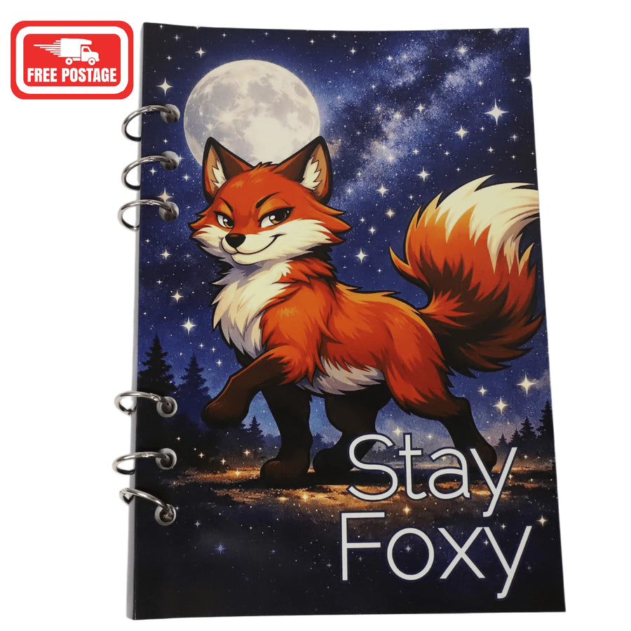 Stay Foxy notebook cover