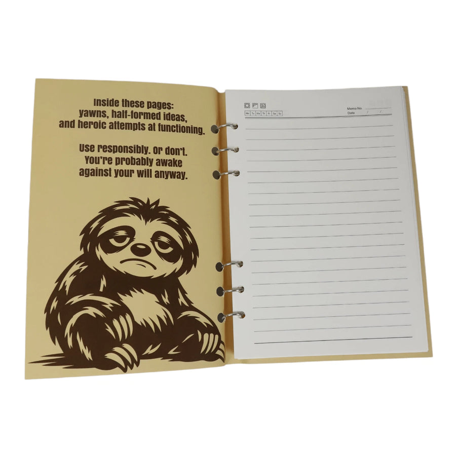 I'm Awake & I Hate It notebook detail