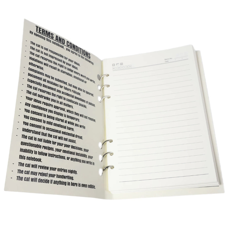 Documenting My Mistakes notebook full cover