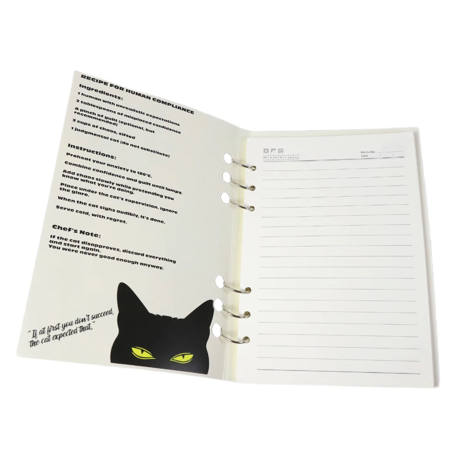 Take It, Leave It, or Starve notebook interior