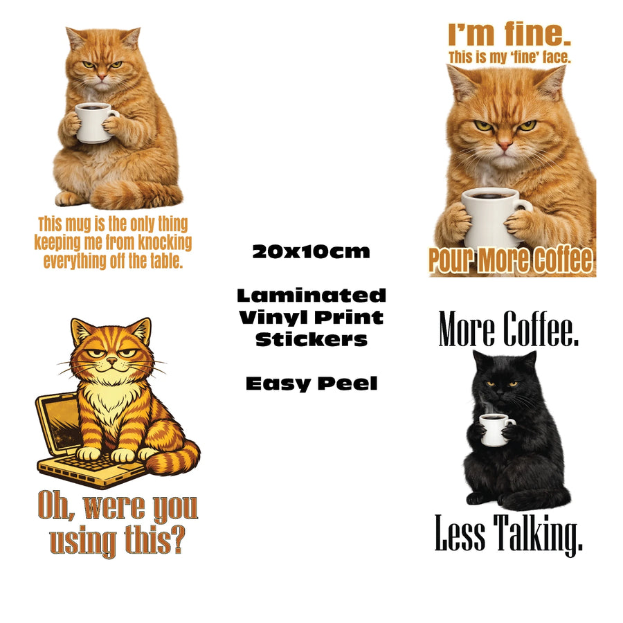 Sassy Cats Mega Sticker Bundle overview 2