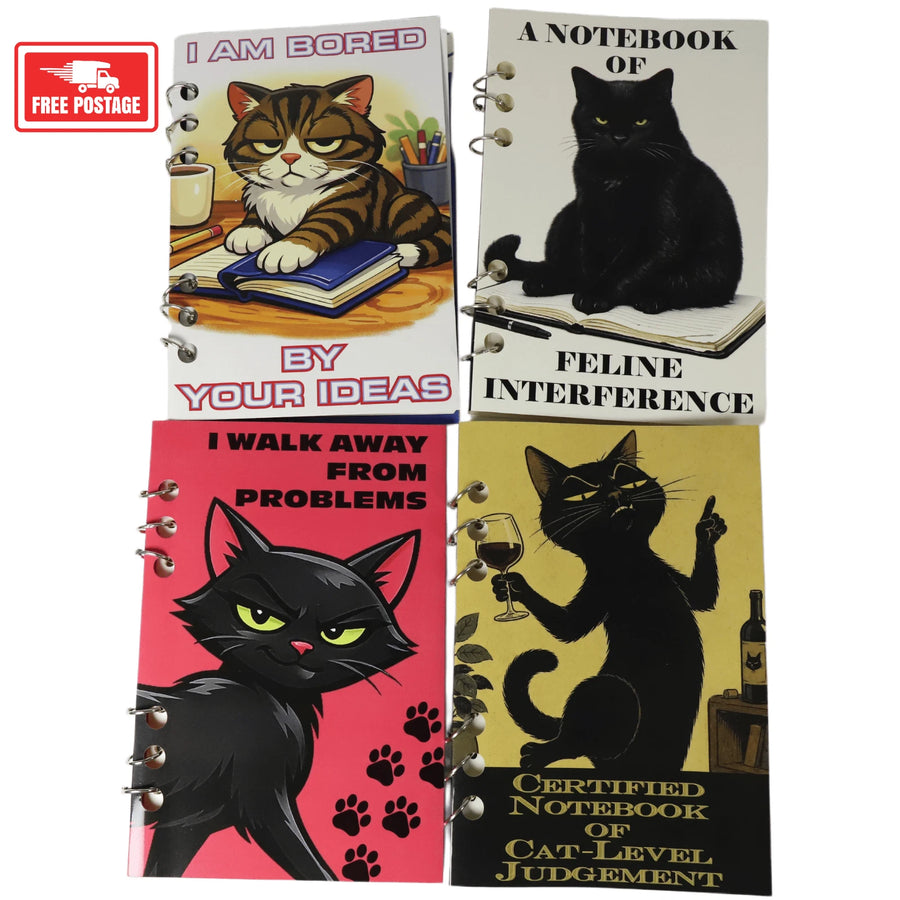 Feline Judgement Notebook Collection - combined pack