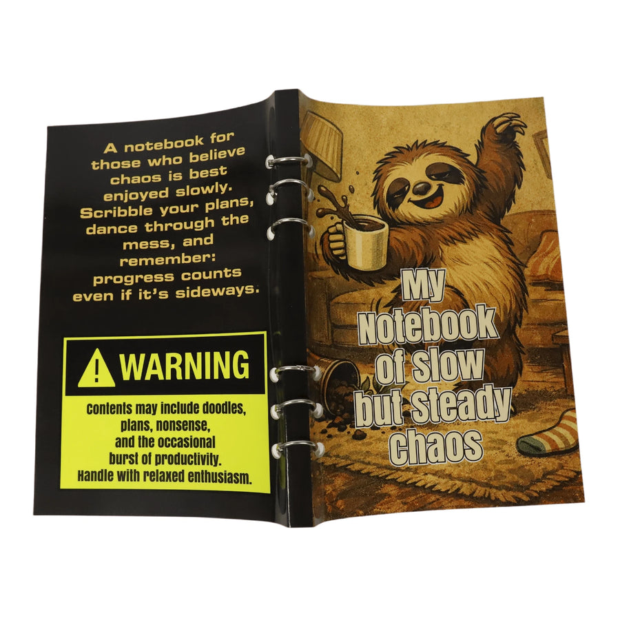 The Notebook of Slow but Steady Chaos back cover