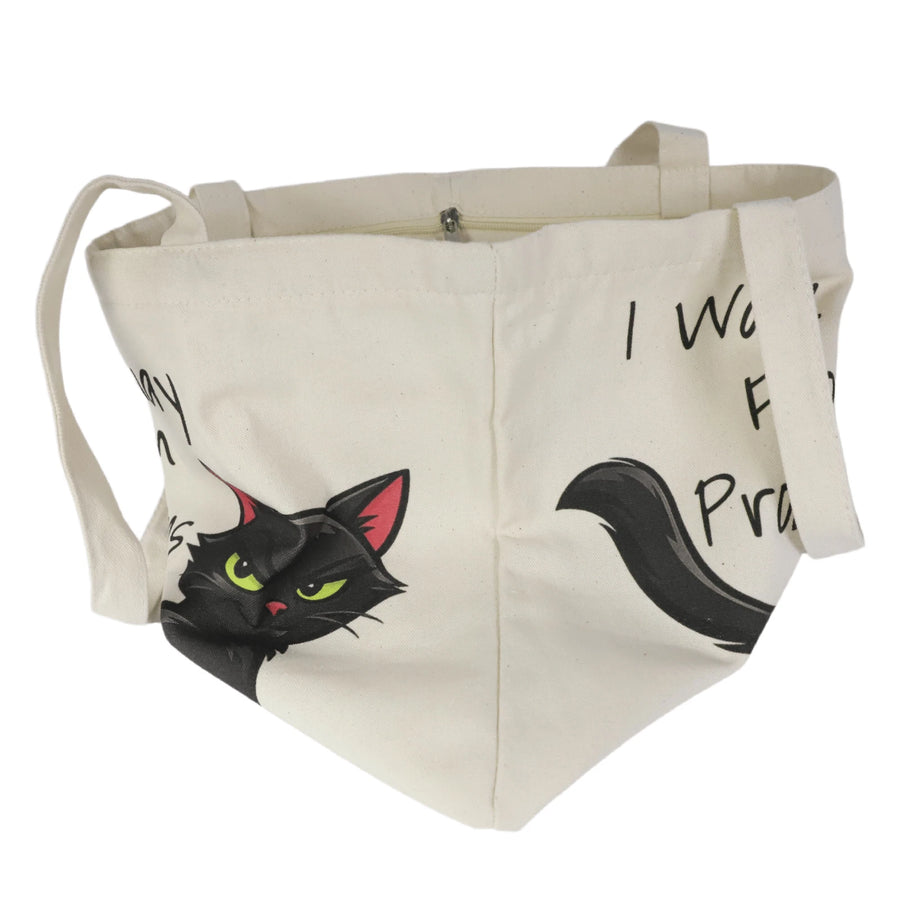 I Walk Away From Problems tote bag being carried