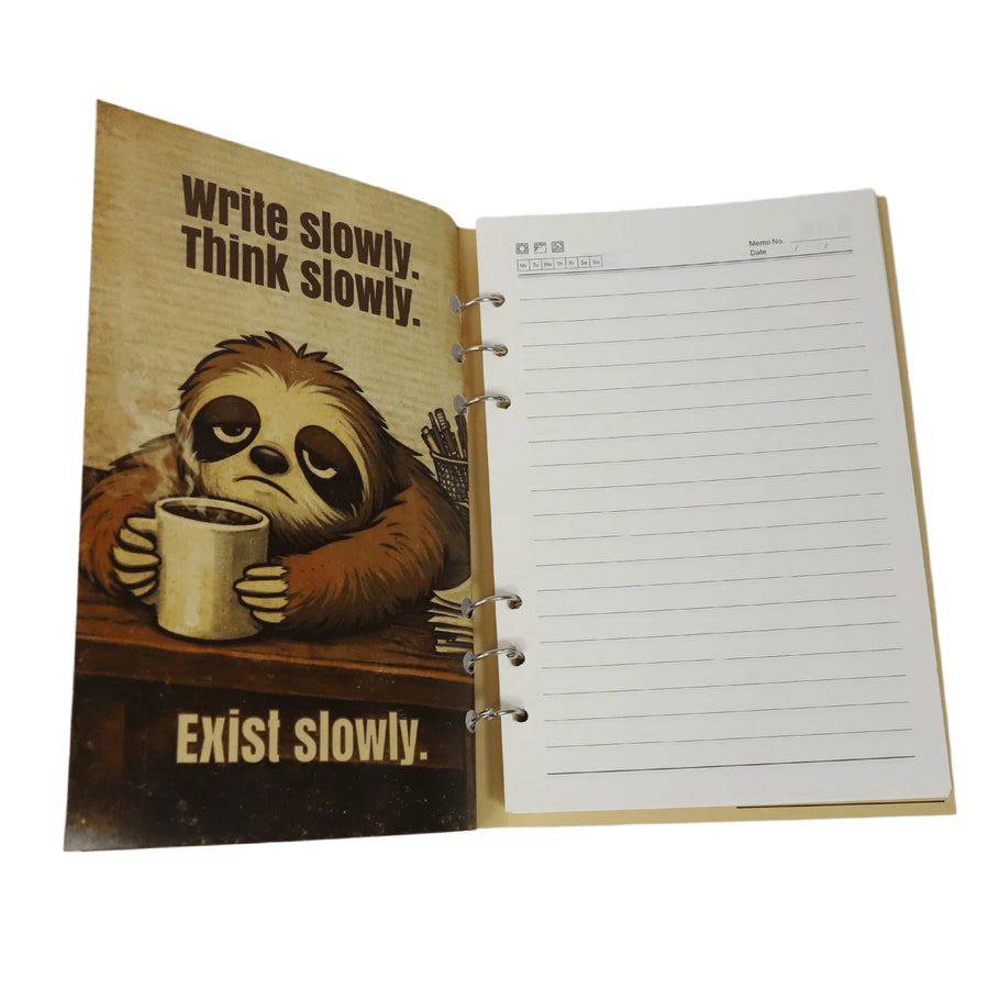 Don't Rush Me, I'm Already Struggling notebook interior