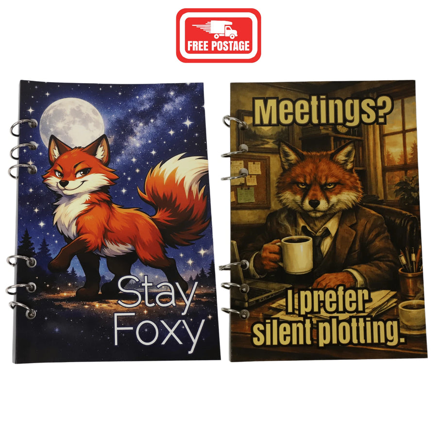 Foxy Plots Notebook Duo - combined photo