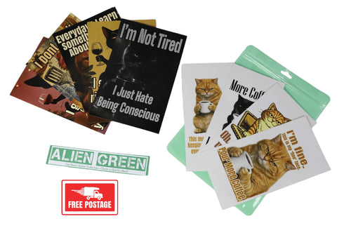 Sassy Cats Mega Sticker Bundle (9 Stickers)